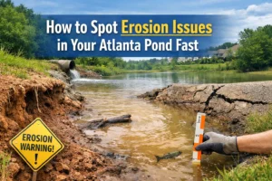 How to Spot Erosion Issues in Your Atlanta Pond Fast