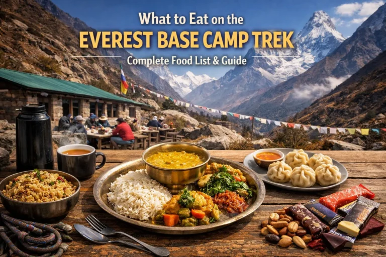 What to Eat on the Everest Base Camp Trek Complete Food List & Guide