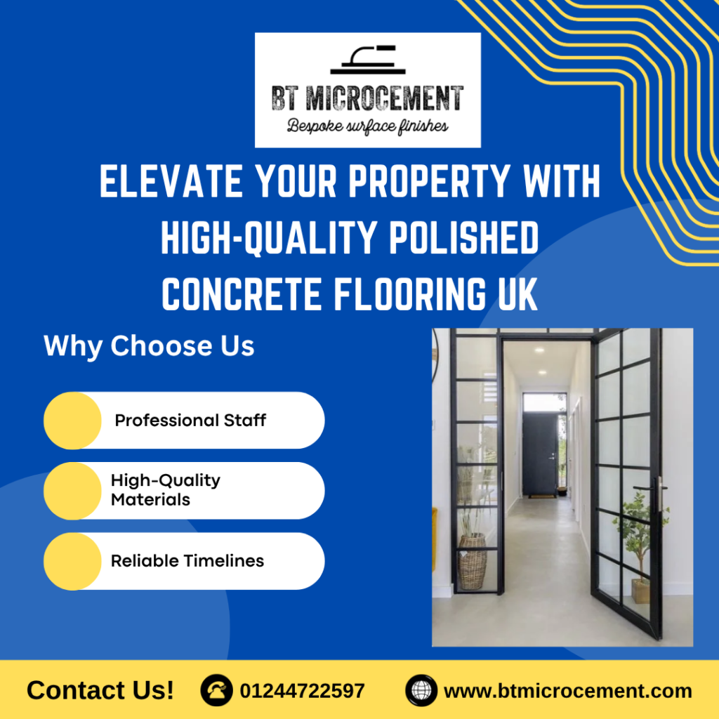 Polished concrete flooring uk