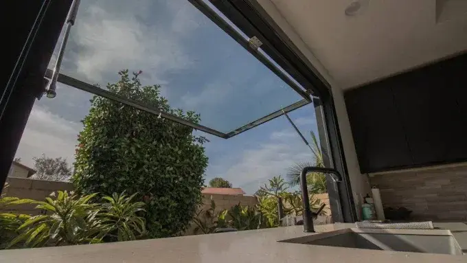 Awning Pass Through Window