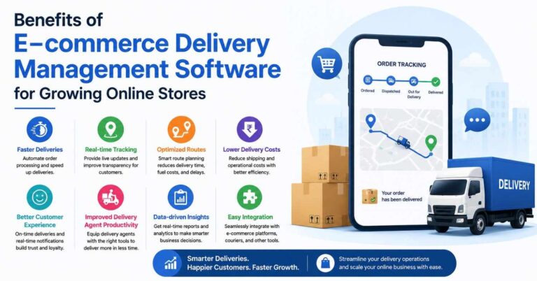 Benefits of E-commerce Delivery Management Software for Growing Online Stores