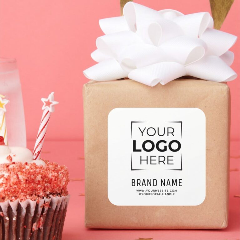 Custom square decals wholesale