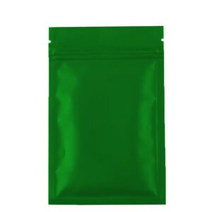 custom green mylar bags