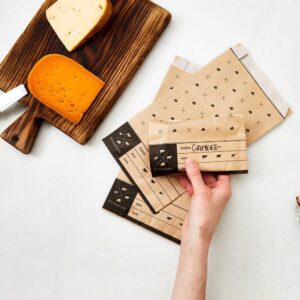 Wax paper for cheese storage