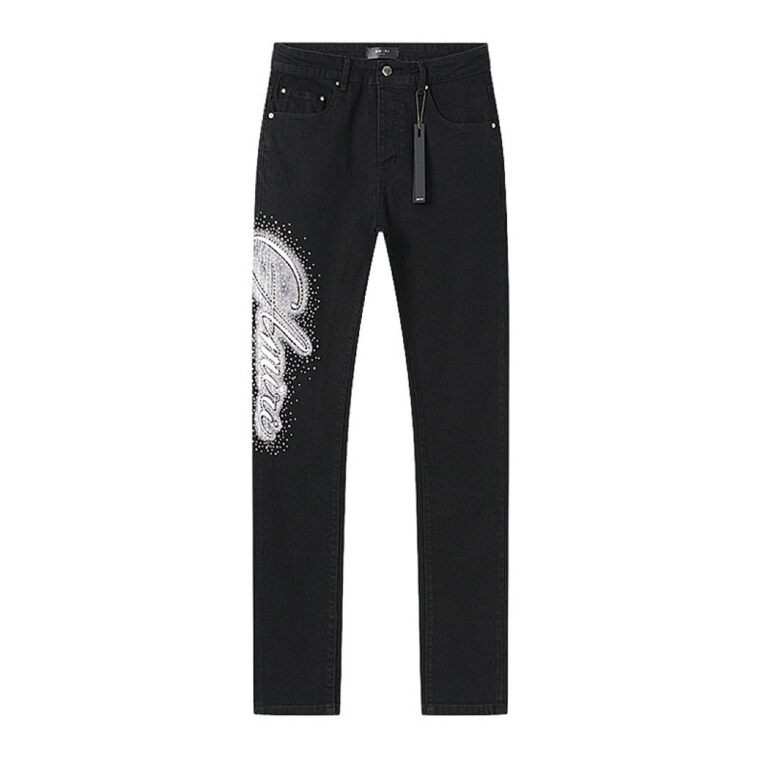 Amiri Slim Fit Black Jeans